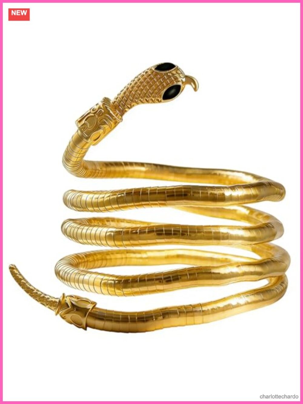 Bendable Snake Choker Necklace Punk Jewelry Costume Accessory
